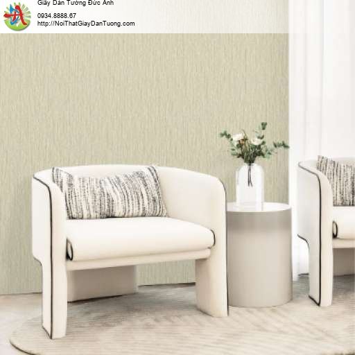 Giấy dán tường gân sọc nhỏ màu vàng kem - Vila 5719-3