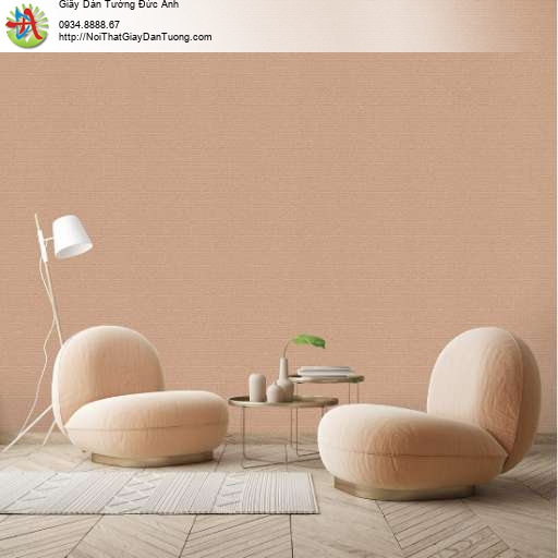 Giấy dán tường vân đơn giản màu vàng đất - Joinus 8602-6