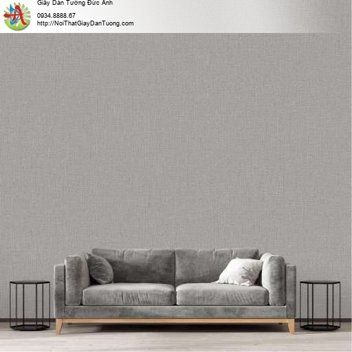 Giấy dán tường điiểm nhấn phòng khách màu xám - Joinus 8607-5