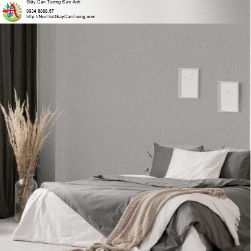 Giấy dán tường màu xám cho điểm nhấn - Joinus 8607-4