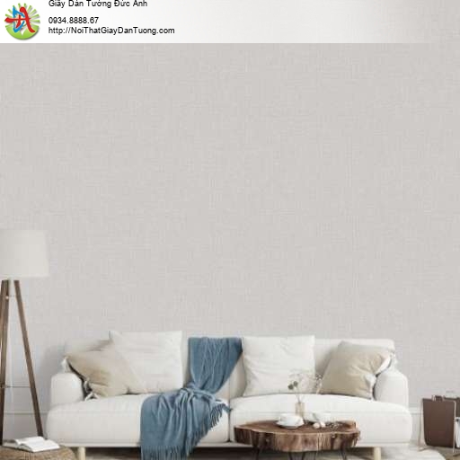 Giấy dán tường màu xám vừa xám trung tính - Joinus 8607-2