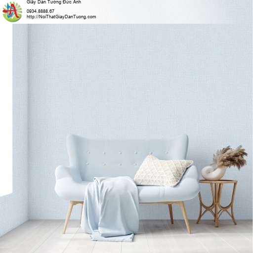 Giấy dán tường màu xanh dương nhat - Joinus 8607-6
