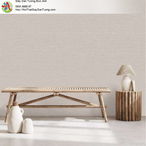 Giấy dán tường có gân nổi màu vàng đất - Joinus 8614-4