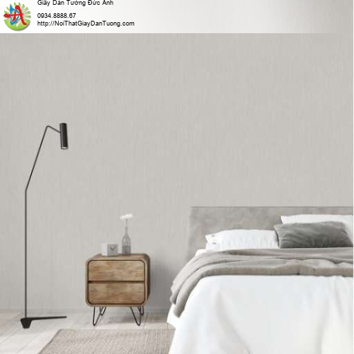 Giấy dán tường dạng sọc nhỏ mịn màu xám trung tính - Joinus 8612-3
