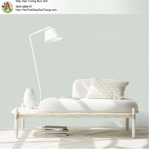 Giấy dán tường giả vân vải màu xanh nhạt - Joinus 8613-6
