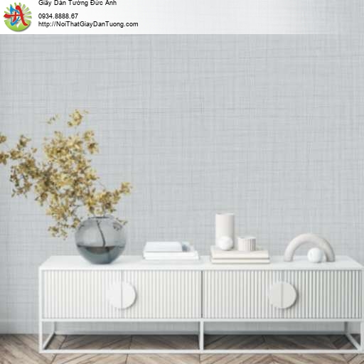 Giấy dán tường hoa văn hình ô vuông nhỏ màu xám - Joinus 8610-2