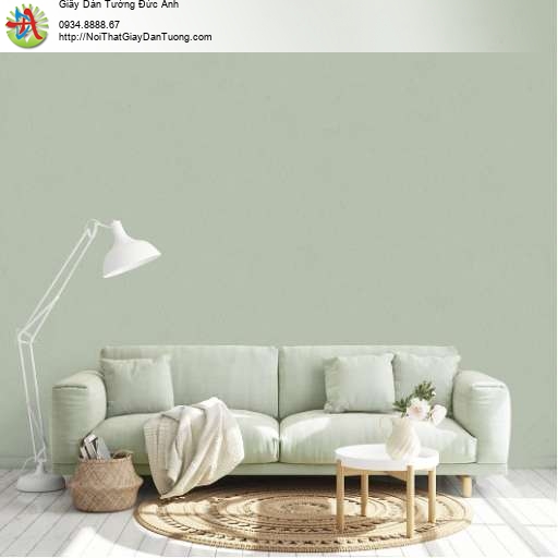 Giấy dán tường màu xanh lá nhạt - Joinus 8617-7
