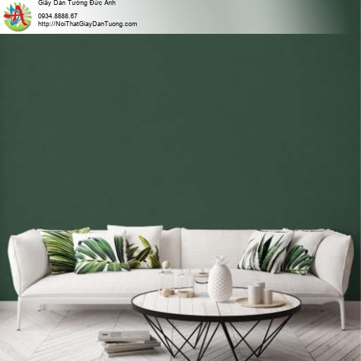 Giấy dán tường màu xanh ngọc, xanh lá đậm - Joinus 8617-8