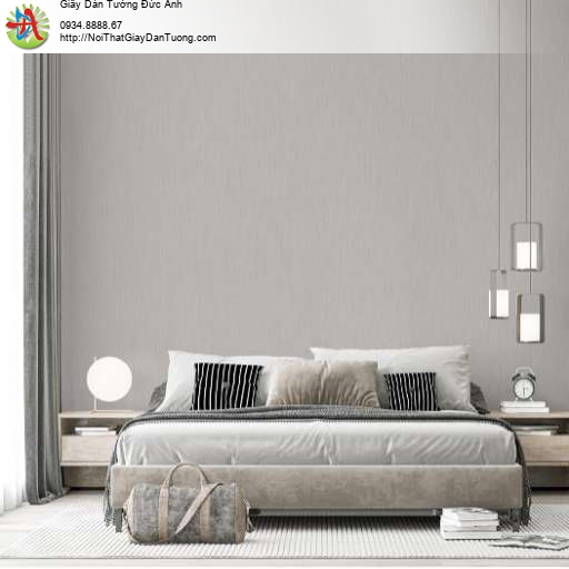 Giấy dán tường vân sọc nhỏ nhuyễn màu xám - Joinus 8612-4