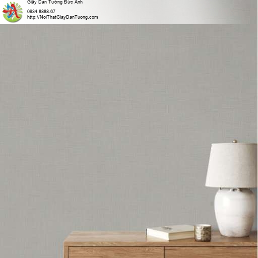 Giấy dán tường vân vải nhỏ màu xám đậm - Joinus 8613-4