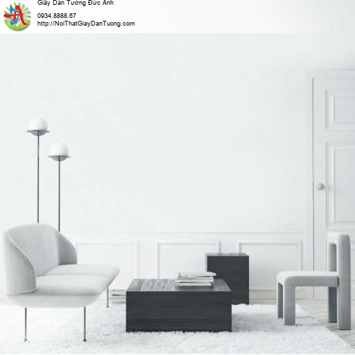 Giấy dán tường kim sa kim tuyến màu trắng xám - Joinus 8619-1