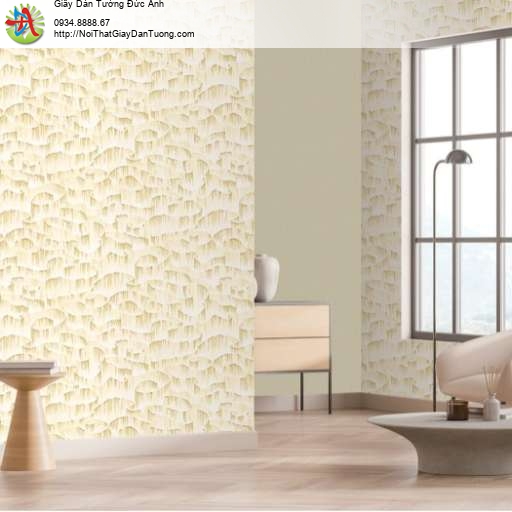 Giấy dán tường 3D mà vàng họa tiết sóng uốn lượn trầm tích hay hào quang - LUX009