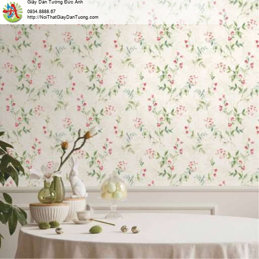 Giấy dán tường dây leo hoa lá cành lãng mạn - Bloom 82097-1