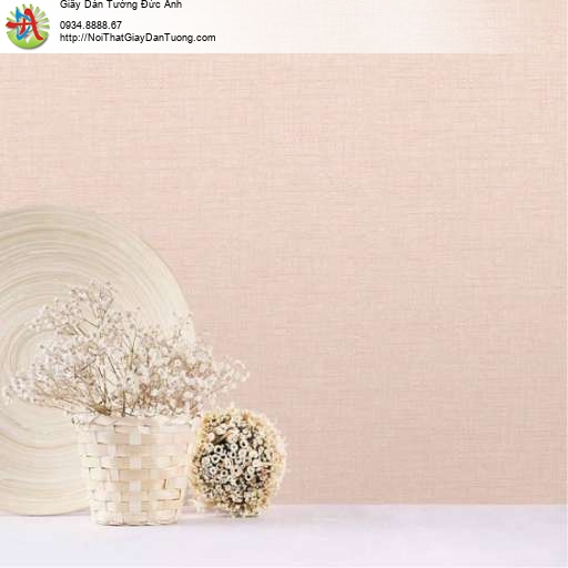 Giấy dán tường đơn giản màu hồng - Bloom 82101-2