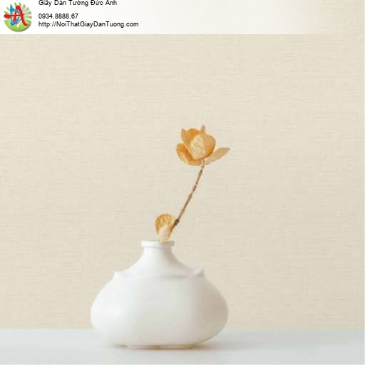 Giấy dán tường gân đơn giản màu vàng - Bloom 82101-1