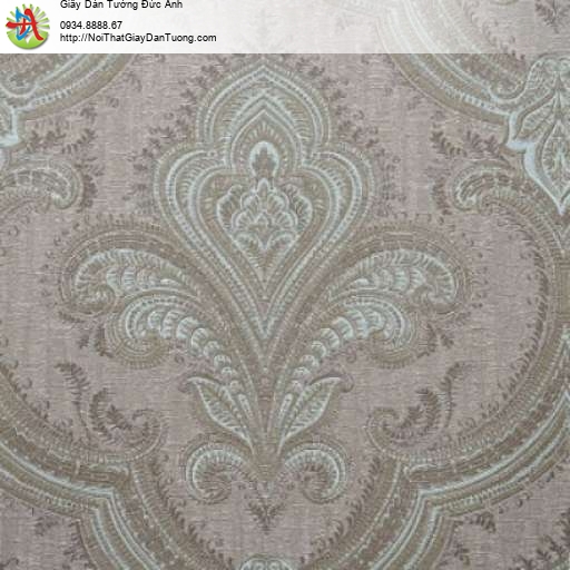 Giấy dán tường cổ điển màu tím nhạt - Contessa 4009-4