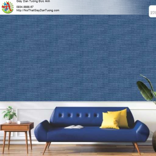 Giấy dán tường màu xanh nước biển xanh dương đậm - Artis 2706-12
