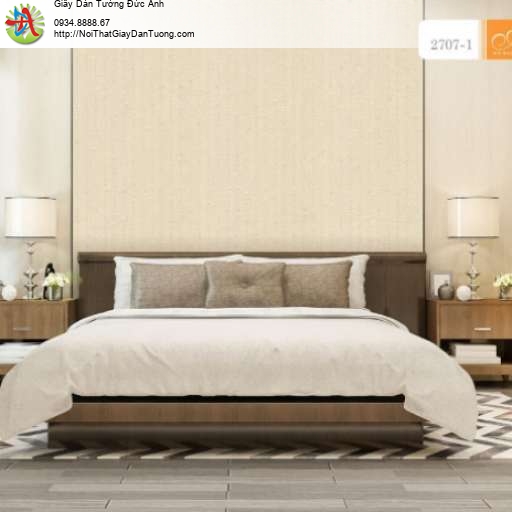 Giấy dán tường vân sọc nhỏ màu vàng - Artis 2707-1