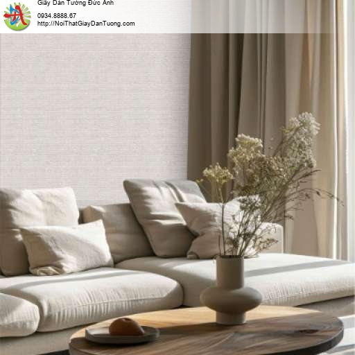 Giấy dán tường màu xám vân nổi - Artis 2708-5
